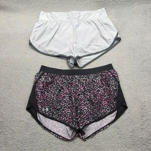 Under Armour 1350198 Fly By 2.0 Womens Size XL Lot of 2 Lined Running Shorts